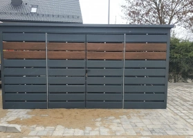 Šiukšlių konteinerių stoginės 75