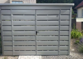 Šiukšlių konteinerių stoginės 36