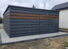 Šiukšlių konteinerių stoginės 68