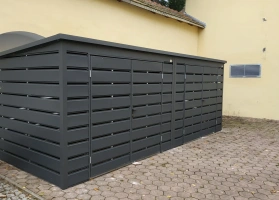 Šiukšlių konteinerių stoginės 350