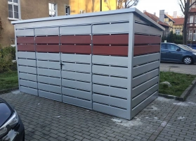 Šiukšlių konteinerių stoginės 79