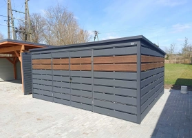 Šiukšlių konteinerių stoginės 464