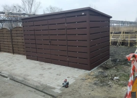 Šiukšlių konteinerių stoginės 89