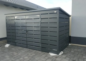 Šiukšlių konteinerių stoginės 250