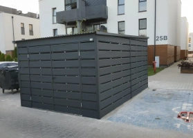 Šiukšlių konteinerių stoginės 327