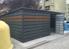 Šiukšlių konteinerių stoginės 128