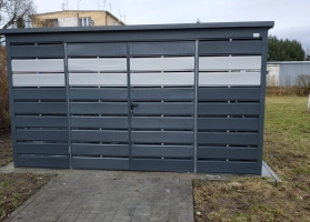 Šiukšlių konteinerių stoginės 375