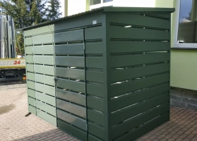 Šiukšlių konteinerių stoginės 114