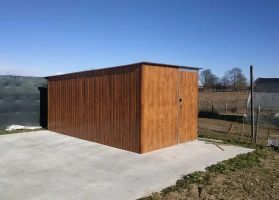 Akrilinės skardos garažų galerija 66