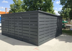 Šiukšlių konteinerių stoginės 13