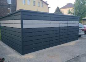 Šiukšlių konteinerių stoginės 119