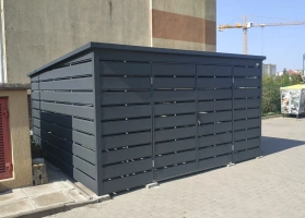 Šiukšlių konteinerių stoginės 338