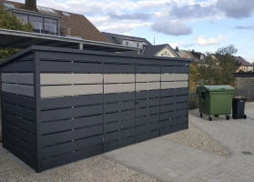 Šiukšlių konteinerių stoginės 66