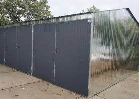 Cinkuotos skardos garažų galerija 30