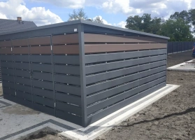 Šiukšlių konteinerių stoginės 157