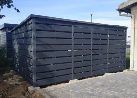 Šiukšlių konteinerių stoginės 158