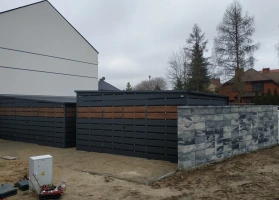 Šiukšlių konteinerių stoginės 275