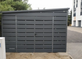 Šiukšlių konteinerių stoginės 153