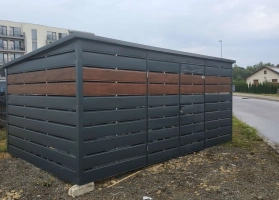 Šiukšlių konteinerių stoginės 54