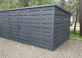 Šiukšlių konteinerių stoginės 23