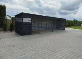 Šiukšlių konteinerių stoginės 410