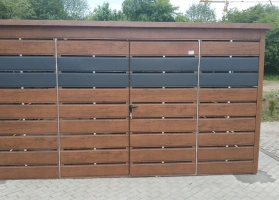 Šiukšlių konteinerių stoginės 31