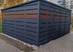 Šiukšlių konteinerių stoginės 442