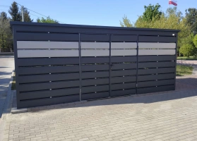 Šiukšlių konteinerių stoginės 396