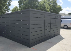 Šiukšlių konteinerių stoginės 14