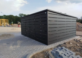 Šiukšlių konteinerių stoginės 381