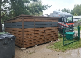 Šiukšlių konteinerių stoginės 325