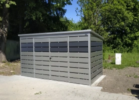 Šiukšlių konteinerių stoginės 296