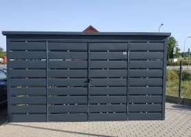 Šiukšlių konteinerių stoginės 57