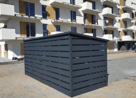 Šiukšlių konteinerių stoginės 107