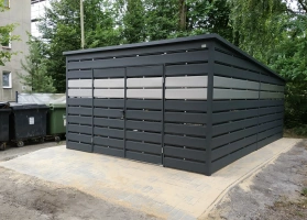 Šiukšlių konteinerių stoginės 317