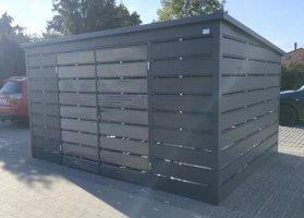 Šiukšlių konteinerių stoginės 215