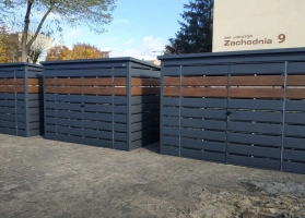Šiukšlių konteinerių stoginės 73