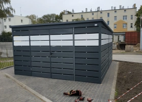 Šiukšlių konteinerių stoginės 216