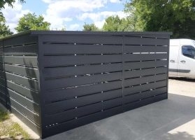 Šiukšlių konteinerių stoginės 15