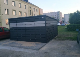 Šiukšlių konteinerių stoginės 120