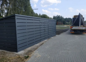 Šiukšlių konteinerių stoginės 340