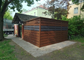 Šiukšlių konteinerių stoginės 408
