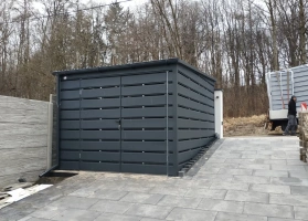 Šiukšlių konteinerių stoginės 99