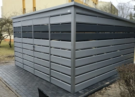 Šiukšlių konteinerių stoginės 374