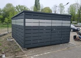 Šiukšlių konteinerių stoginės 125