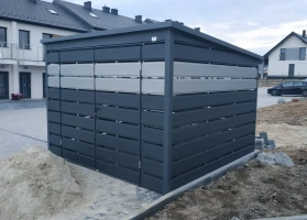 Šiukšlių konteinerių stoginės 116