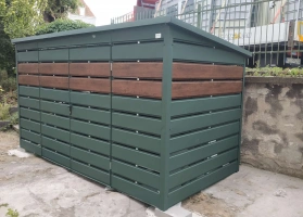 Šiukšlių konteinerių stoginės 60