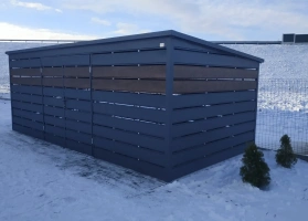 Šiukšlių konteinerių stoginės 235