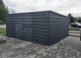 Šiukšlių konteinerių stoginės 127