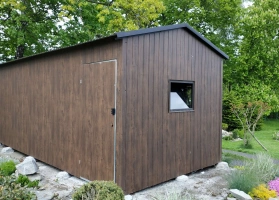 Akrilinės skardos garažų galerija 16